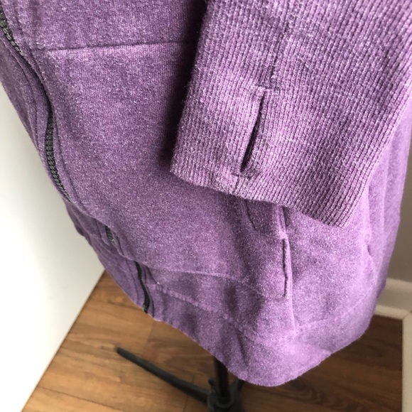 MANDETTA | NWOT | Purple Long Zip Up Hoodie | XS - Picture 4 of 9